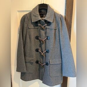 Banana Republic Gray Toggle Coat